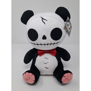 SUMMIT COLLECTION Furrybones Panda Bear Pandie Wearing Red Bow‎